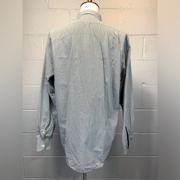 Ralph Lauren Men's‎ Black White Check Button Down Dress Shirt Size 17 / Large - Picture 3 of 8